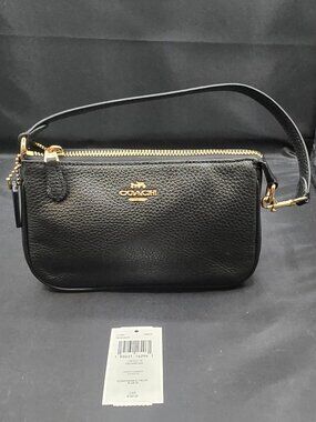 Coach Pebbled Leather Nolita 19 C1986 Black